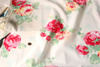 ルシアン　綿　シーチング　FLOWER SUGAR　ホワイト の商品イメージ画像