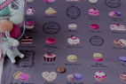 YUWA 綿（コットン）マカロン オックス バイオレットモカ の商品イメージ画像