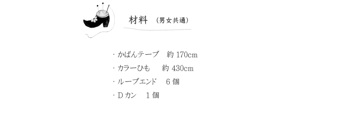 入園入学グッズ　7点セットの材料