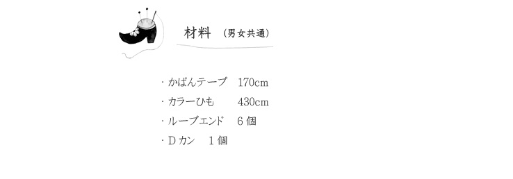 入園入学グッズ2015　7点セットの材料