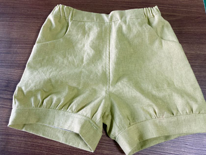 お客様作品（かぼちゃタイプのパンツ）