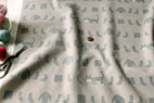綿（コットン）ネル　ねこのソックス　by Warmly　グレイッシュブラウン の商品イメージ画像