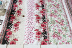 YUWA 綿（コットン）オリエンタルフラワー ボイルウォッシャー ホワイト の商品イメージ画像