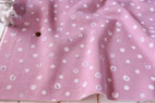 綿（コットン）裏起毛ニット　ゆきこんこん　エクルラリセエンヌ　ピンク の商品イメージ画像