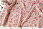 YUWA　レーヨン　i-cloth　フラワーカーペット　ピンク の商品イメージ画像