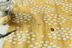 YUWA 綿（コットン）ダブルガーゼ　SHEEEEEP by Cotorienne（コトリエンヌ） イエロー の商品イメージ画像