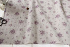 YUWA 綿麻（コットンリネン）キャンバス エアタン仕上　アンティークブーケ　カシスパープル の商品イメージ画像