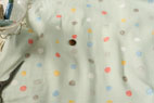 綿（コットン）ダブルガーゼ　colorful Pocho　by naniIRO　オーチャード の商品イメージ画像