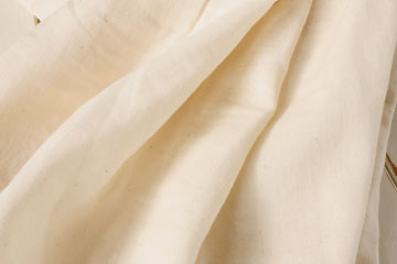 綿（コットン）ふんわり　ダブルガーゼ　エアタン仕上　生成り の商品イメージ画像