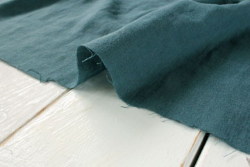 綿（コットン）ふんわり　ダブルガーゼ　エアタン仕上　ブルーグリーン の商品イメージ画像