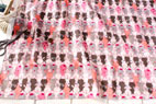 KOKKA　綿（コットン）　ダブルガーゼ　bunny land　ピンク の商品イメージ画像