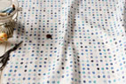 YUWA　綿　ダブルガーゼ　sparkling　ブルー　の商品イメージ画像