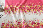 YUWA　綿（コットン）　リトルフラワーガーデン　シーチング　ピンク　の商品イメージ画像