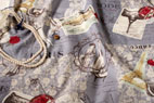 YUWA 綿（コットン）シーチング Paris ブルーラベンダー の商品イメージ画像
