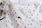 KOKKA　綿（コットン）ダブルガーゼ　Drop　ホワイト の商品イメージ画像
