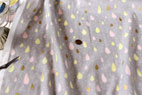 KOKKA　綿（コットン）ダブルガーゼ　Drop　フロスティグレー の商品イメージ画像