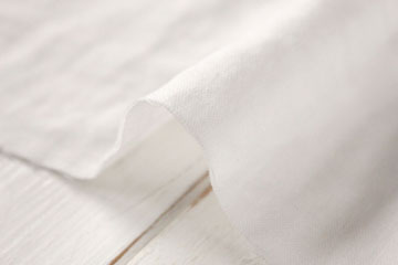 綿（コットン）ふんわり　ダブルガーゼ　エアタン仕上　ホワイト の商品イメージ画像