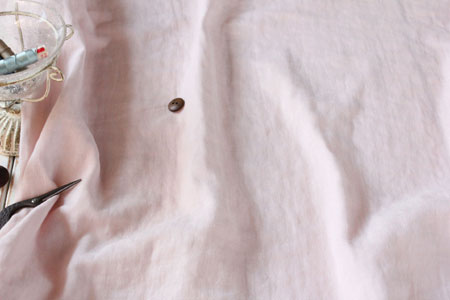 綿（コットン）ふんわり　ダブルガーゼ　エアタン仕上　パウダーピンク の商品イメージ画像