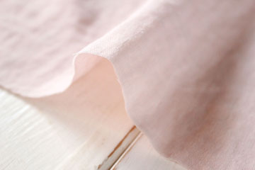 綿（コットン）ふんわり　ダブルガーゼ　エアタン仕上　パウダーピンク の商品イメージ画像