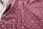 綿（コットン）シャツコール　りぼん　エクルラリセエンヌ　パウダーワイン の商品イメージ画像