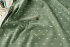 綿（コットン）シャツコール　りぼん　エクルラリセエンヌ　スモークグリーン の商品イメージ画像