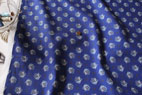 綿（コットン）プロヴァンス風　オックス　ブルー の商品イメージ画像