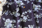YUWA　綿　シャツコール　Flavie　ネイビー　の商品イメージ画像