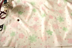 YUWA　綿（コットン）シーチング　りぼん by　松山敦子　ピンク　の商品イメージ画像