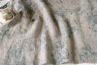 YUWA 麻（リネン）ダブルガーゼ エアタン仕上 Graceful ブルー の商品イメージ画像