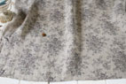 YUWA 麻（リネン）ダブルガーゼ エアタン仕上 Garden パープル の商品イメージ画像