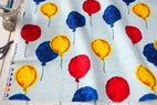 綿（コットン）風船 キャンバス by nakaniwa ライトブルー の商品イメージ画像