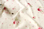 YUWA ハーフリネン cheerful rose オフホワイト の商品イメージ画像