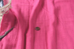 綿（コットン）ふんわり　トリプルガーゼ（3重） エアタン仕上　フラゴナールピンク の商品イメージ画像