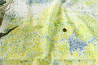 綿（コットン）ダブルガーゼ　BIRDS EYE by naniIRO　L:グリーン の商品イメージ画像