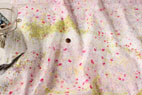 綿（コットン）ダブルガーゼ　BIRDS EYE by naniIRO　ピンク の商品イメージ画像