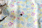 綿（コットン）ダブルガーゼ　colors　ブルー　の商品イメージ画像