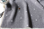 綿（コットン）ふわふわ　スノーウィーニット　エクルラリセエンヌ　グレー の商品イメージ画像