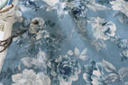YUWA　麻（リネン）　広幅　Tessa　エクルソフト加工　セルリアンブルー の商品イメージ画像