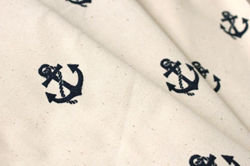 綿（コットン）オックス　イカリ　生成り の商品イメージ画像