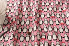 KOKKA　綿（コットン）　ダブルガーゼ　ゆるパンダ　ピンク の商品イメージ画像
