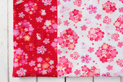 綿　リップル　花うさぎ　2色 の商品イメージ画像