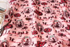 KOKKA　綿（コットン）　オックス　白雪姫と七人のこびと　ピンク の商品イメージ画像
