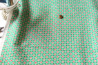 綿麻（コットンリネン） ポプリン　小紋　リップル　グリーン の商品イメージ画像