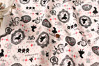 KOKKA　綿（コットン）シーチング　アリス　ピンク の商品イメージ画像
