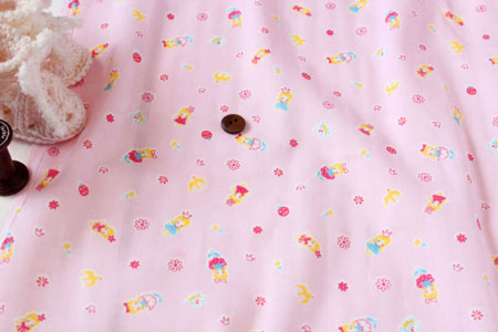ルシアン　綿（コットン）ダブルガーゼ　プリンセス　ピンク の商品イメージ画像