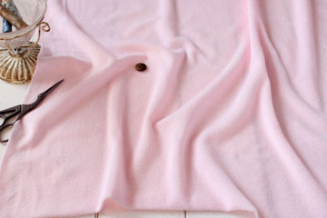 綿 / エステル　サンドイッチパイル　無地　ピンク　の商品イメージ画像