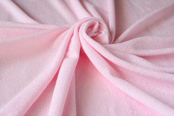 綿 / エステル　サンドイッチパイル　無地　ピンク　の商品イメージ画像