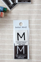 イニシャルタグネーム-M　の商品イメージ画像
