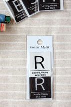 イニシャルタグネーム-R　の商品イメージ画像