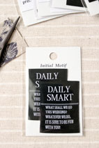 モチーフタグネーム　Mサイズ　DAILY SMART　の商品イメージ画像